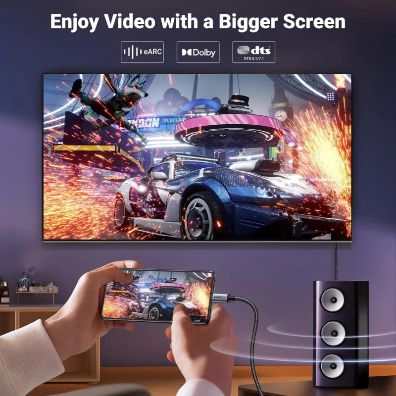 UGREEN 25158 USB C to DisplayPort 1.4 Cable 8K