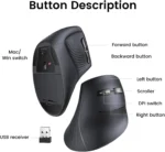 UGREEN 25444 Vertical Mouse Wireless UGREEN 25444 Vertical Mouse Wireless