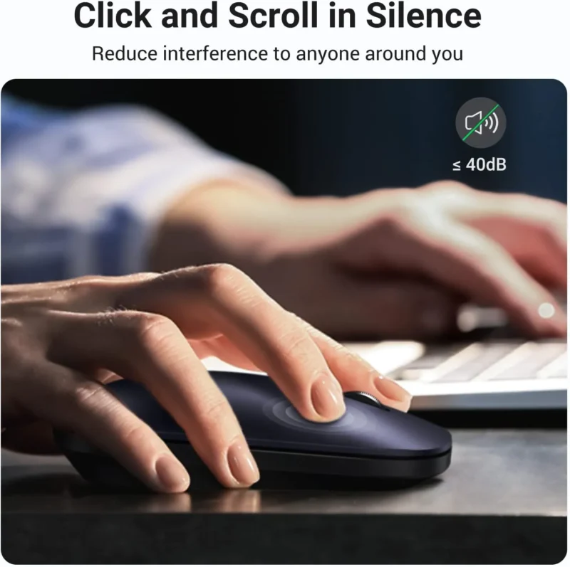 UGREEN 90372 Wireless Mouse 2.4G Slim Portable