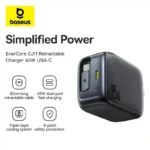 Baseus EnerCore CJ11 Retractable Charger 2C 45W