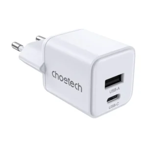 Choetech 30W GAN Dual Ports USB-C & USB-A Wall Charger PD5012