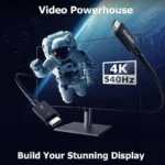 Choetech 240W Thunderbolt 5 Type-C to Type-C High Speed 8K Cable – A3011