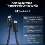 Choetech 240W Thunderbolt 5 Type-C to Type-C High Speed 8K Cable – A3011
