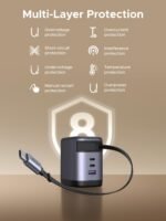 UGREEN Nexode 100W Charger with Retractable USB-C Cable