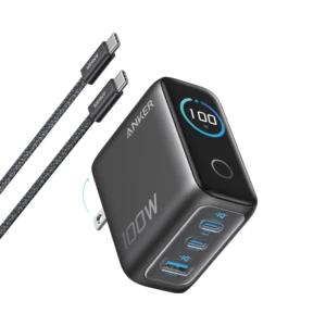 Anker Charger (100W, 3 Ports, Smart Display) Price in Pakistan| Fonepro