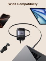 UGREEN Nexode Charger Retractable USB-C Cable 65W