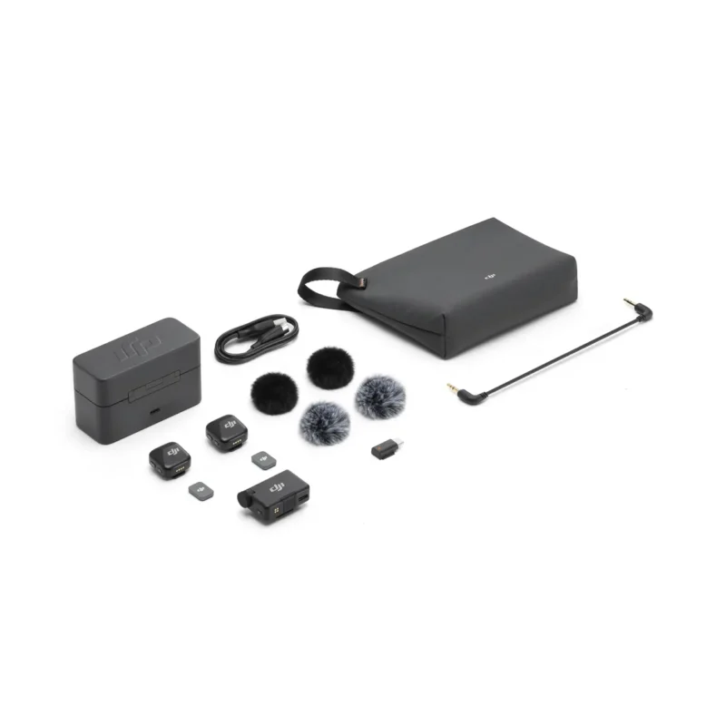 DJI Mic Mini (2 TX + 1 RX + Charging Case) + Mobile Phone Adapter
