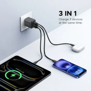 UGREEN 3-Port 30W USB C Charger GaN II 65234