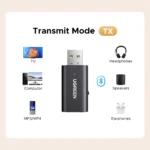 UGREEN USB to Bluetooth Transmitter & Receiver Adapter 60300