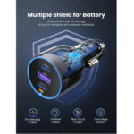 UGREEN 75W 3-Port Fast Car Charger 35024 UGREEN 75W 3-Port Fast Car Charger 35024