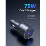 UGREEN 75W 3-Port Fast Car Charger 35024 UGREEN 75W 3-Port Fast Car Charger 35024