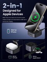 UGREEN MagFlow 2-in-1 Qi2 Magnetic Foldable Wireless Charger 35316