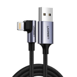 Ugreen 60521 Angled Lightning To USB 2.0 A Male Cable