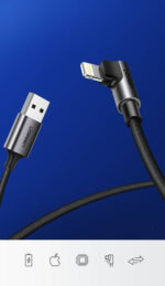 Ugreen 60521 Angled Lightning To USB 2.0 A Male Cable Ugreen 60521 Angled Lightning To USB 2.0 A Male Cable