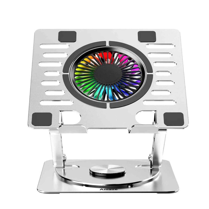 Amaze Laptop Aluminum Rotatable RGB Cooling Stand A525 Amaze Laptop Aluminum Rotatable RGB Cooling Stand A525