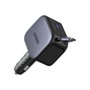 UGREEN Nexode Car Charger 145W with Retractable 55910