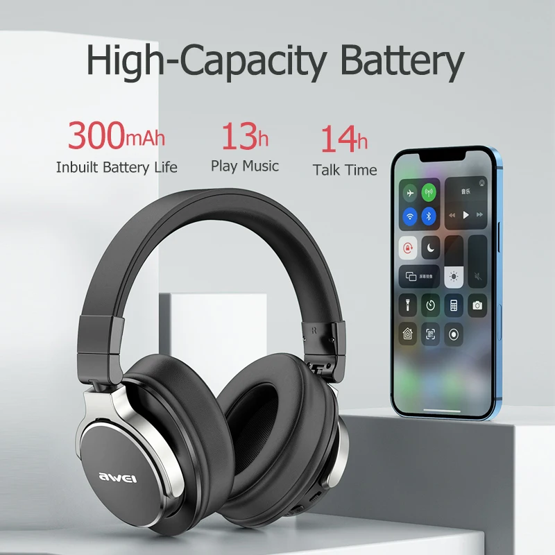 Awei A710BL ANC Noise Cancelling Headphone Awei A710BL ANC Noise Cancelling Headphone