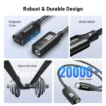 UGREEN Type-C to 3.5mm Hi-Res Audio Adapter 25837