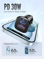 UGREEN 30W Type-C + USB Dual Port Car Charger 25845 UGREEN 30W Type-C + USB Dual Port Car Charger 25845