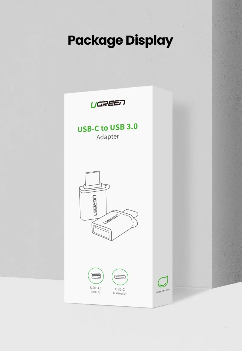 UGREEN Type-C 3.1 Male To USB 3.0 A OTG Adapter 50283