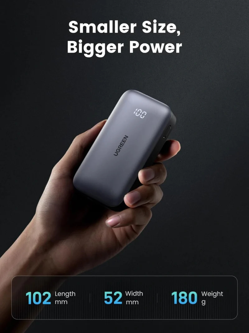 UGREEN 10000mAh 30W Nexode Power Bank 25185