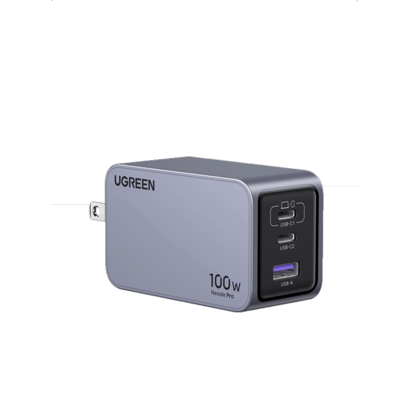 UGREEN Nexode Pro 100W 3-Port GaN Mini Fast Charger 15201