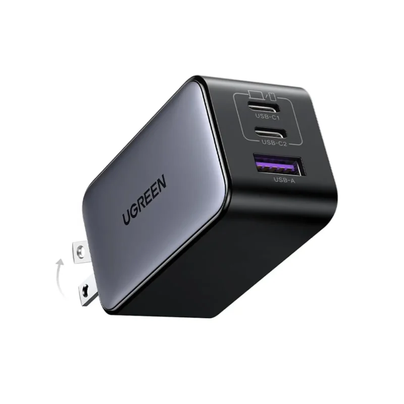 UGREEN 20700 Nexode 65W GaN USB C 3 Port