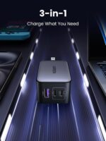 UGREEN 20700 Nexode 65W GaN USB C 3 Port