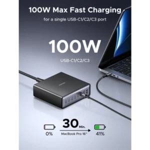 UGREEN 55763 200W 8-Ports GaN Desktop Fast Charger