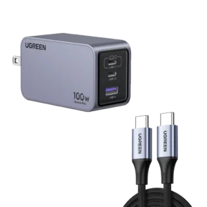 UGREEN Nexode Pro 100W 3-Port GaN Mini Fast Charger 15201