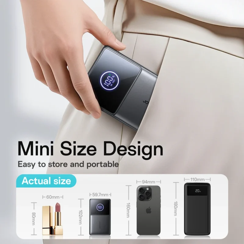 JOYROOM JR-PR1 Retractable Power Bank 10000 mAh
