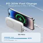 Joyroom JR-W020 Magnetic Wireless Power Bank 10000mah Joyroom JR-W020 Magnetic Wireless Power Bank 10000mah