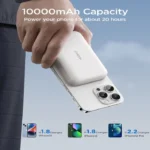 Joyroom JR-W020 Magnetic Wireless Power Bank 10000mah Joyroom JR-W020 Magnetic Wireless Power Bank 10000mah