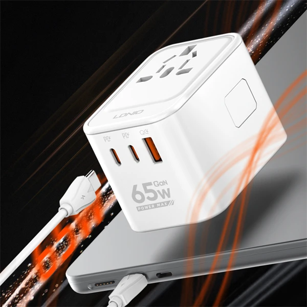 Ldnio Z6 GaN65W Universal Adapter All-In-One Adapter Ldnio Z6 GaN65W Universal Adapter All-In-One Adapter