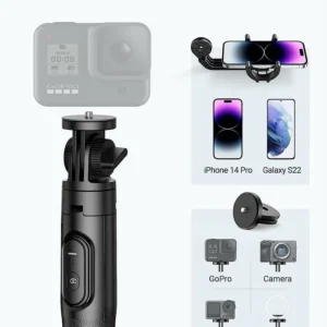 UGREEN LP586 Selfie Stick Tripod with Bluetooth Remote 90690/15062