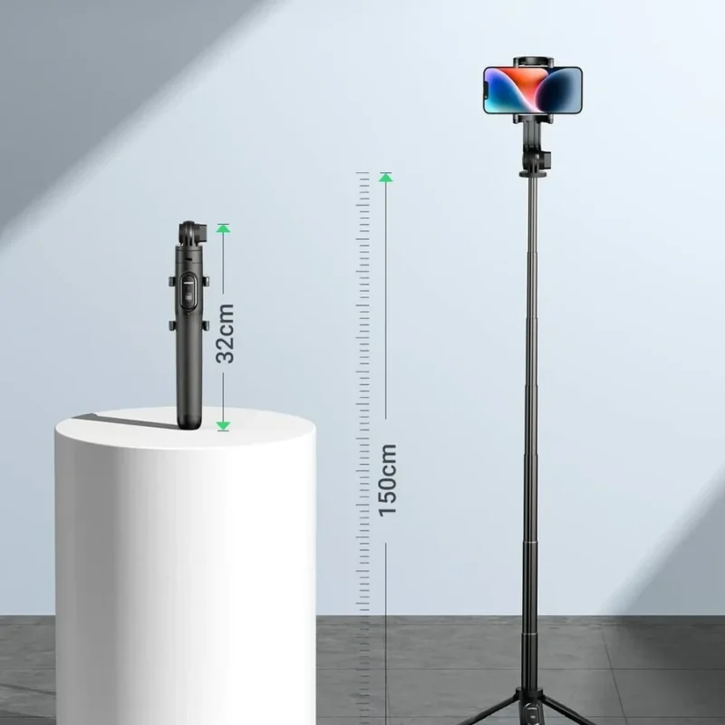 UGREEN LP586 Selfie Stick Tripod with Bluetooth Remote 90690/15062