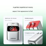 UGREEN X740 45W GaN Charger Smart Display USB-C Fast Charger