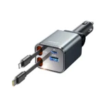 JOYROOM CCL05 Retractable Car Charger 4 in 1 JOYROOM CCL05 Retractable Car Charger 4 in 1