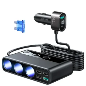 JOYROOM JR-CL06 210w Multi-port Car Cigarette Lighter Adapter