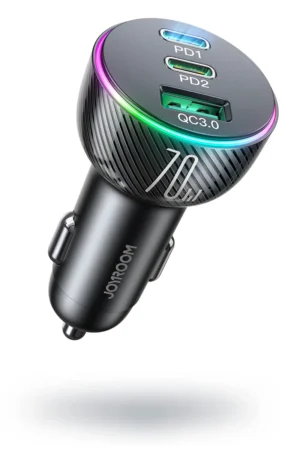 JOYROOM JR-CL26 70W 3-Port Car Charger