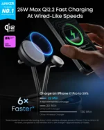 Anker Prime 25W Wireless Charging Station 3-in-1 MagGo A25X7