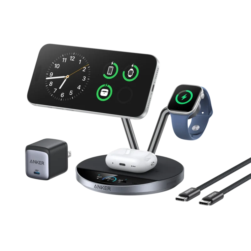 Anker Prime 25W Wireless Charging Station 3-in-1 MagGo A25X7