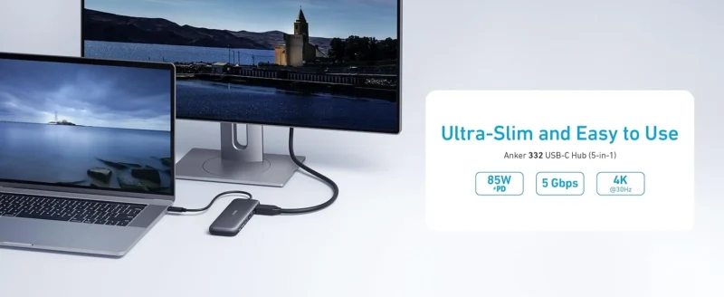 Anker 332 USB-C Hub (5-in-1)