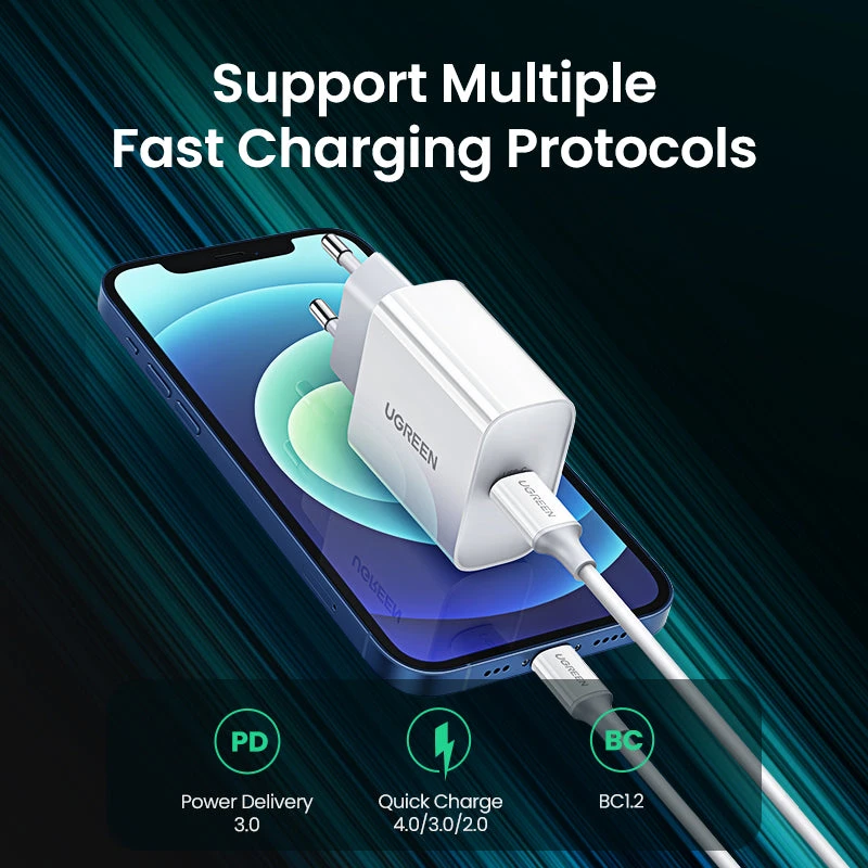 UGREEN 20W USB C Charger PD 3.0 Fast Charger 60450