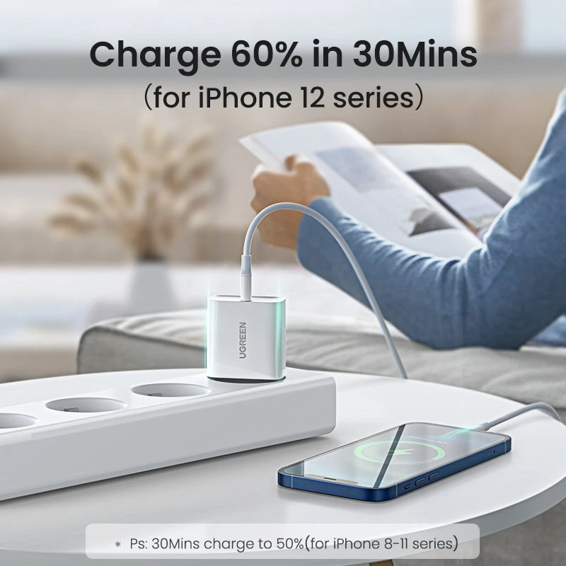 UGREEN 20W USB C Charger PD 3.0 Fast Charger 60450