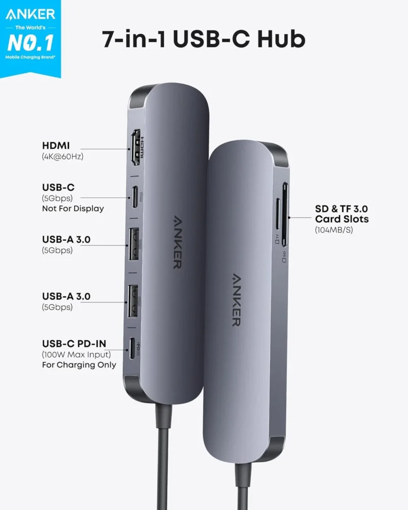 Anker USB-C Hub A83D2 (7-in-1)