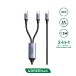 UGREEN 35087 2-in-1 Universal 100W PD Fast Charging Cable