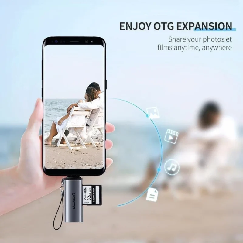 UGREEN USB-C to SD/TF Card Reader 2-in-1 5Gbps Card Adapter 50704