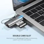 UGREEN USB-C to SD/TF Card Reader 2-in-1 5Gbps Card Adapter 50704 UGREEN USB-C to SD/TF Card Reader 2-in-1 5Gbps Card Adapter 50704