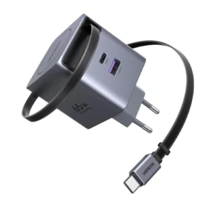 UGreen Nexode Pro Fast Charger With Retractable Cable 65W 65825